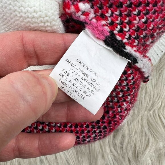 Simplee Women's Geometric Heart Print Button Front Cardigan - Picture 5 of 8